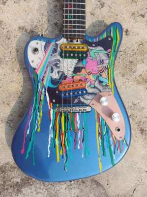 Custom Made guitar with custom made splitable humbuckers