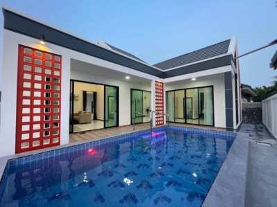 This house is truly a lovely house.  Brand New Nordic Style Pool Villa