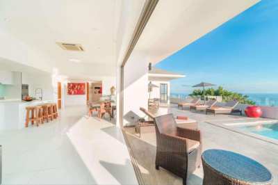 For rent nice 3 bedroom villa with sea view in Lamai Koh Samui