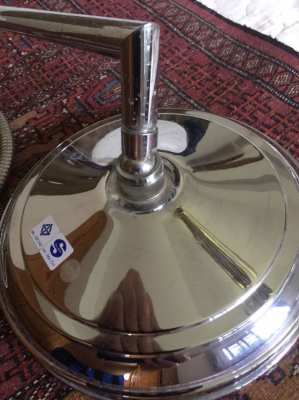 Rain shower, stainless steel, about 26 cm in diameter,