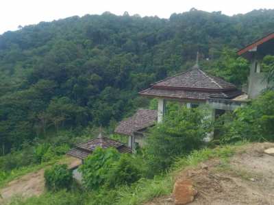 Sea View Land Chalong inc: Unfinished Villa.