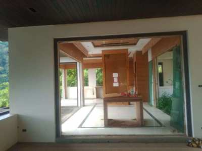 Sea View Land Chalong inc: Unfinished Villa.