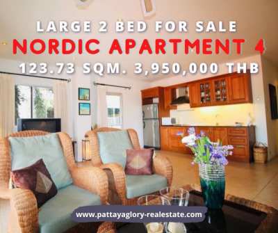 Large 2 Bed & 2 Bath Condo - 124 SQM in Pratumnak Areas