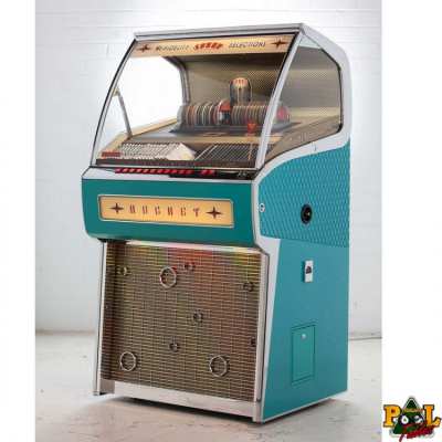 Sound Leisure Rocket CD Jukebox Turquoise Ash Finish