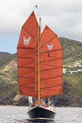 Exceptional junk rigged schooner