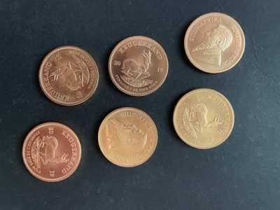 Kruger Rand - One ounce gold coins. Invest NOW!