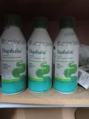 Duphalac 3 large bottles.