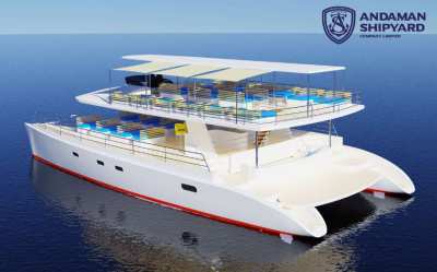 Day Charter Party Power Catamaran for sale and rental