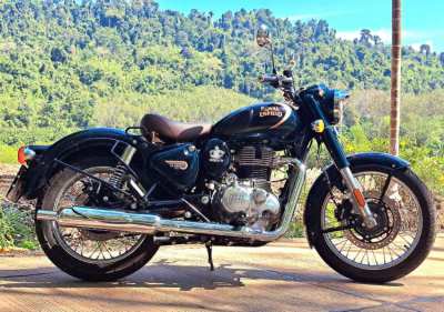 Royal Enfield Classic 350 Reborn, Halcyon Green. 