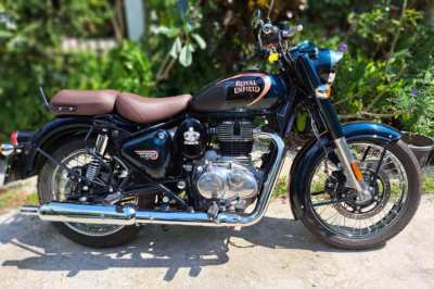 Royal Enfield Classic 350 Reborn, Halcyon Green. 