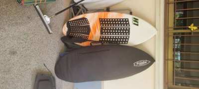 Skim board for sale with cover bag