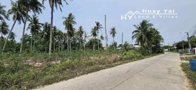 #1304  Land For Sale 8+ rai. Huay Yai Chien.