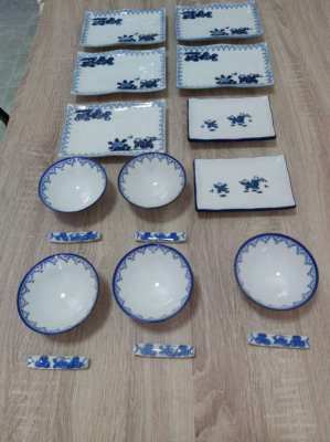 29 items of chinese blue and white porcelain 