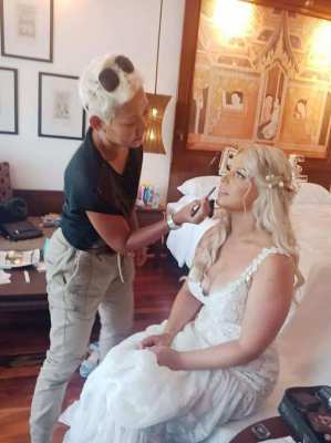 Bridal Hair and Makeup Artist for Weddings and Events in Phuket Thaila