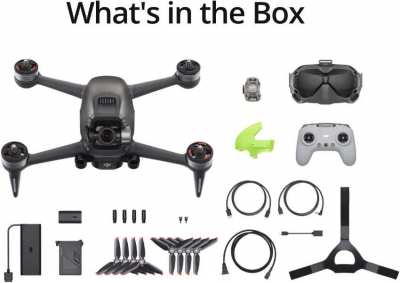 DJI FPV DRONE complete PLUS+ Carry Case, Motion Controller, Extra Bat