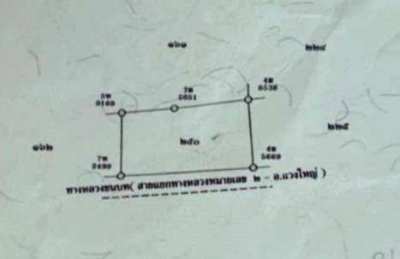 2 rai Land near Thai-China Rail link Phon KK