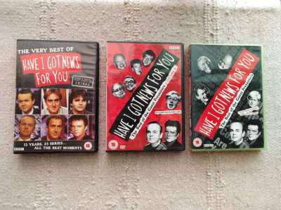 UK Collection of Genuine DVD's - Series, Comedy, Panel Show plus Drama