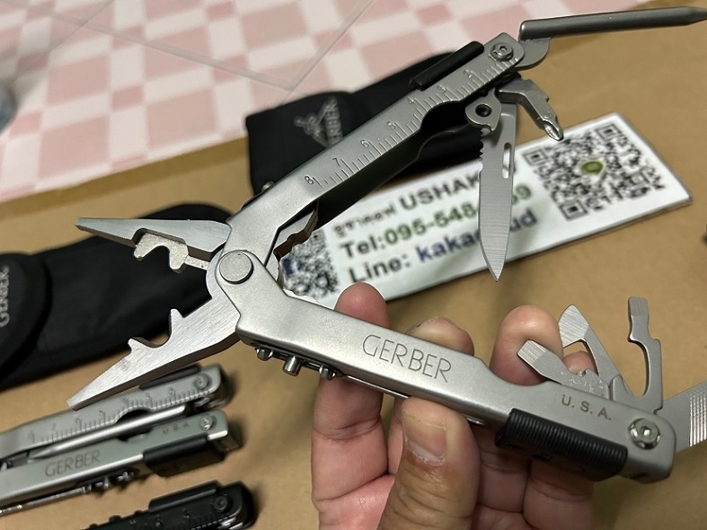 MULTI-TOOL  แบบสไลด์ มัลติฟังชั่น งานคีบ งานช่าง งานตัด ชุดแท่งแทงฟักแ