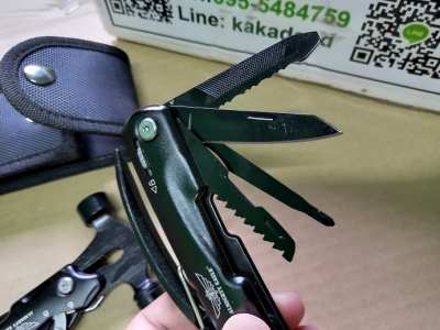 Multi -Tool เครื่องมือสนามกู้ภัย ค้อน คีม ใบเลื่อย และอื่น ติดรถ ติดกร