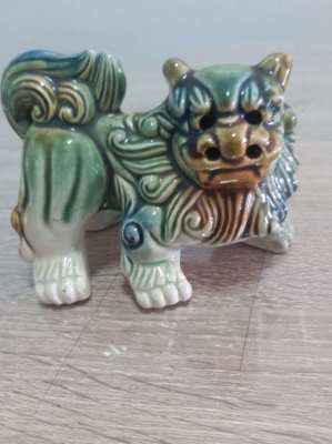 Pair of vintagechinese foo dogs shi shi dogs