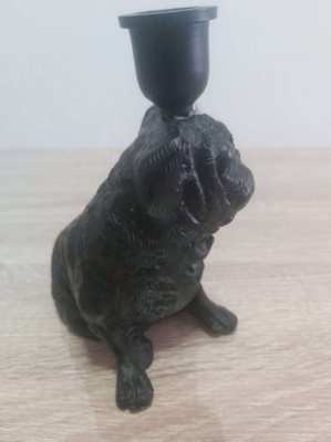 Really unusual BULLDOG candle holder