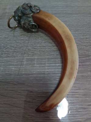 Chinese bovine horn for belt or something else i have no idea