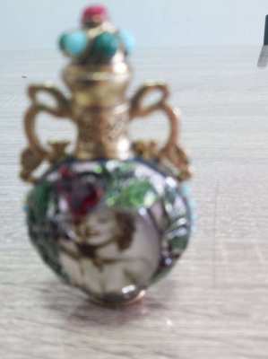 Beautiful large perfume bottle complete with stopper