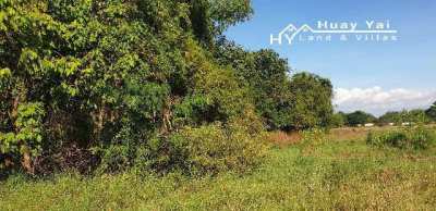 #1087  Land For Sale, Huay Yai.  From 220tw up to 9 rai