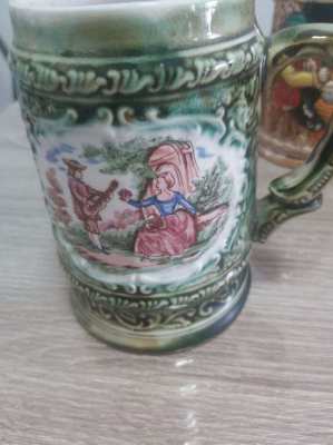 Set of 4 german style beer steins