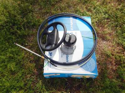 Boat Steering system 15 ft FULL set . FOR SALE 