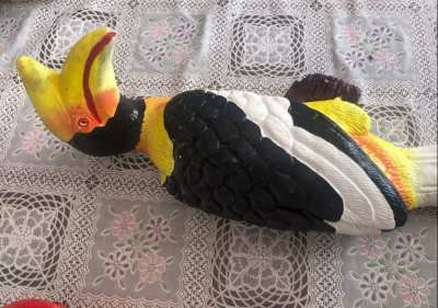 Parrot figures 2 pieces, bird figures  decoratio, 52 x 20 x 15cm,