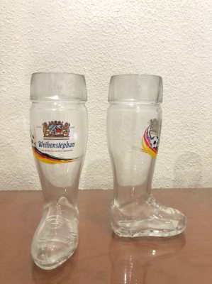  Bier Glasses,Rastas boot glass, 6 pieces 0,5 ltr German Quality ! 