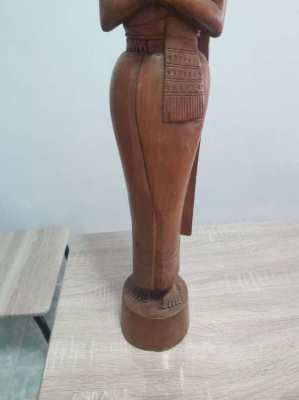 Large handcarved wood  Thai statue 31