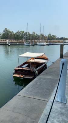 21’ Classic Boat Utility Portofino - Hand Made Italian Wood Boat