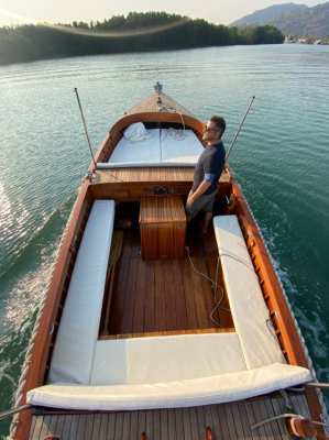 21’ Classic Boat Utility Portofino - Hand Made Italian Wood Boat