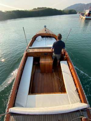 21’ Classic Boat Utility Portofino - Hand Made Italian Wood Boat