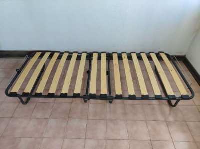 Fold Up Cot (Bed) with Mattress