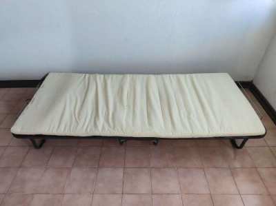 Fold Up Cot (Bed) with Mattress