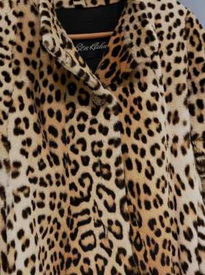 SABLE RUSSIAN GOLDEN SHAWL AND LEOPARD COAT. EXTREMELY RARE. 