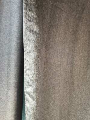 Curtains 2 pieces 2.20m x 1.40m gray, opaque.