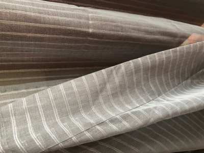 4 Curtains silver,translucent,1,40m x2,20m, with eyelets.REDUCED