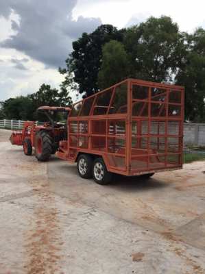 Grass cutting trailer