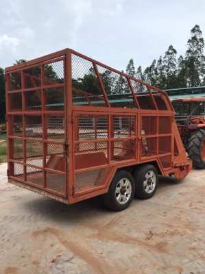 Grass cutting trailer