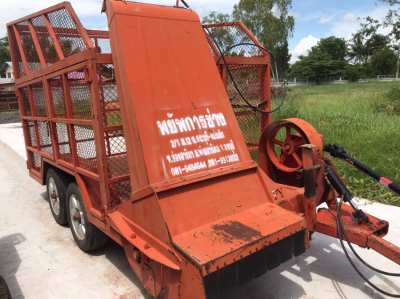 Grass cutting trailer