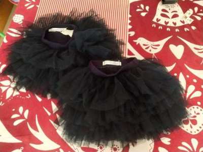 2 New Baby Tutu’s – Dark Blue With Elasticated Waist 