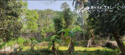 #1532   Dream villa plot of land for sale. Huay Yai