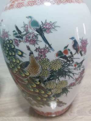 A pair of Chinese vases 14