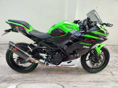 มอเตอร์ไซค์ Kawasaki Ninja 400 ปี 2021 + ท่อ Akrapovic Carbon แท้