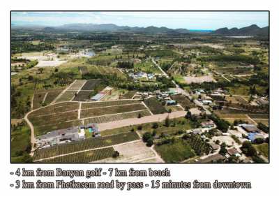 Land 200 T.w.(800 m²) in Hua hin soi 112 (Thung yao)