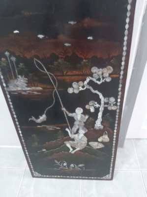 Lovely Large chinese mother of pearl picture price includes delivery